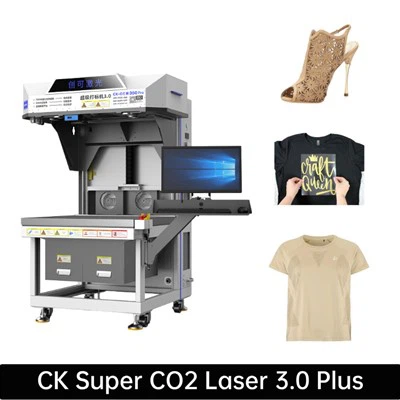 Super CO2 -Lasermaschine 3. 0 Für Vinylaufkleber Leder -Gravur -Stoffperforation