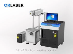 2D 30W Kleine CO2 Laser Markier- und Graviermaschine