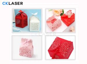 Laserschneidemaschine aus Pappe